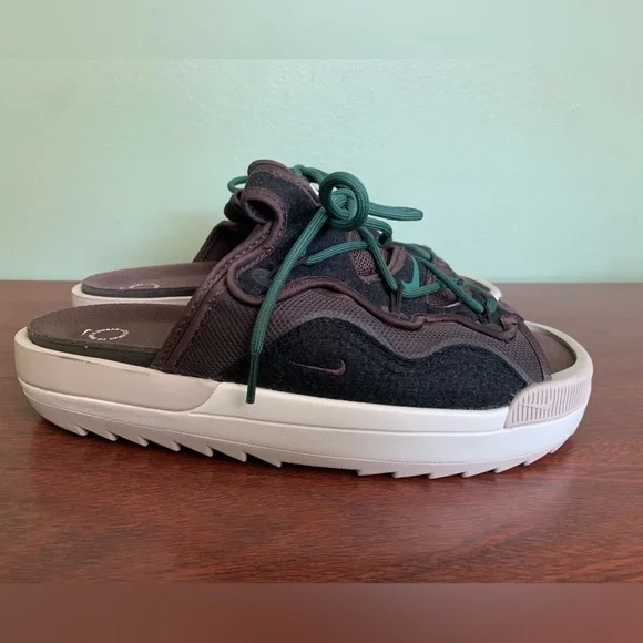 Nike | Men’s Offline 2.0 Velvet Brown Noble Green Walking Sandals - 10 - Picture 2 of 10